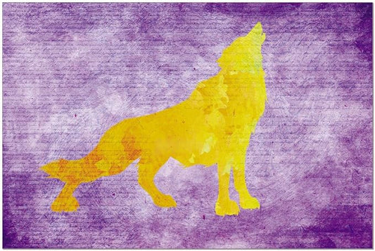 Tree-Free Greetings - All Occasion Cards - Artful Designs - 12 Greeting Cards + White Envelopes - Made in USA - 100% Recycled Paper - 4 x 6 - Howling Wolf (FS56678)