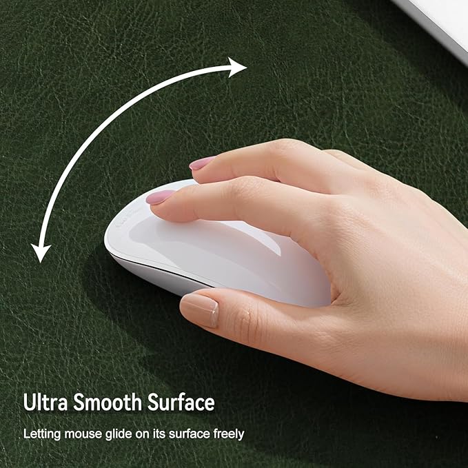 Imitation Crazy Horse Leather Desk Mat - Waterproof Desk Pad - Ideal for Large Mouse Pad and Desk Mats on Top of Desks (Green+Gray, 33"*13")