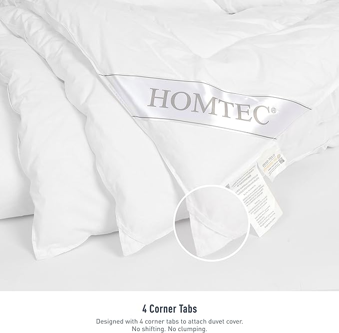 Duvet Insert Cotton Comforter Twin Size White Down Alternative Duvet Insert 100% Cotton Shell Quilted Fluffy Comforter Lightweight All Season 4 Corner Tabs Durable Breathable Noiseless