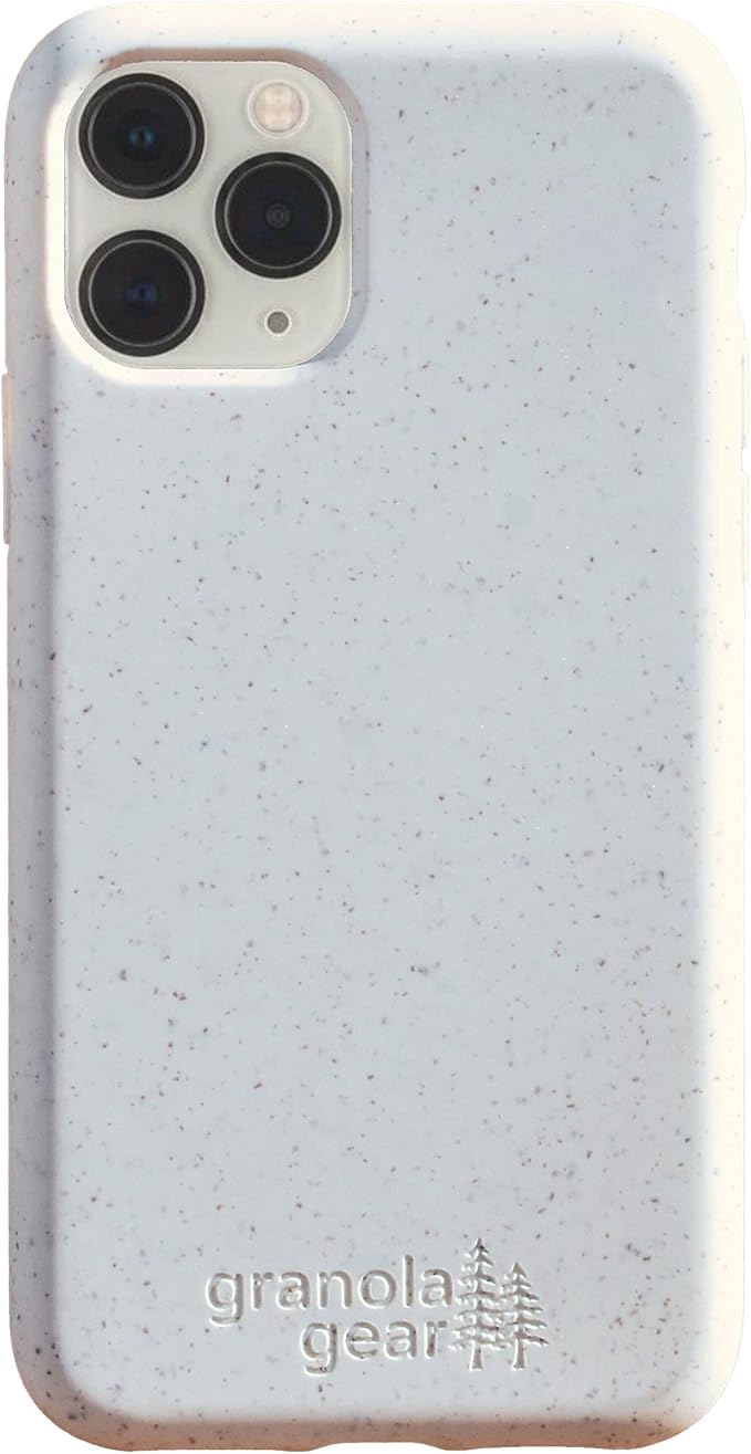 Eco by GranolaGear - Eco Friendly Phone Case for iPhone 11 Pro by GranolaGear - Biodegradable, Compostable, Plastic-Free, Made from Plants - Alpine Snow