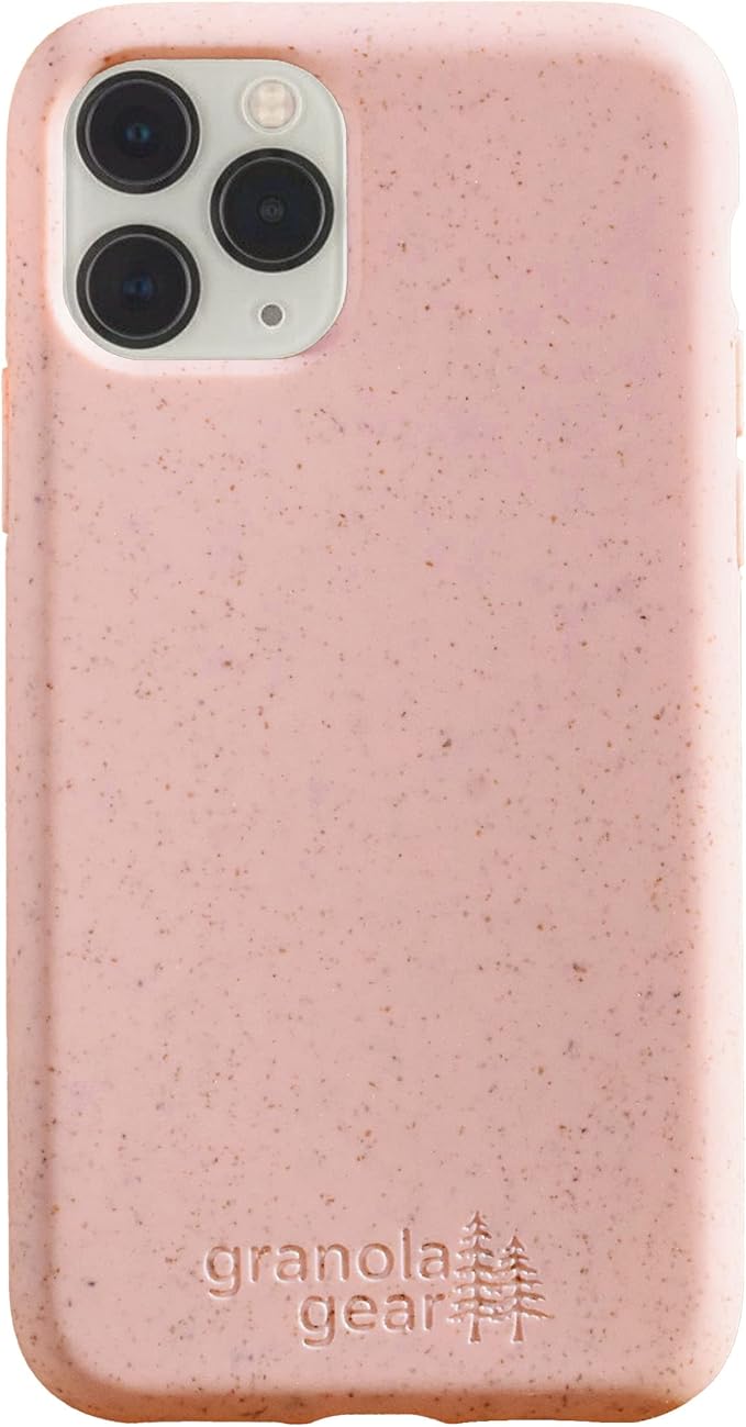Eco by GranolaGear - Eco Friendly Phone Case for iPhone 11 Pro by GranolaGear - Biodegradable, Compostable, Plastic-Free, Made from Plants - Pink Sands