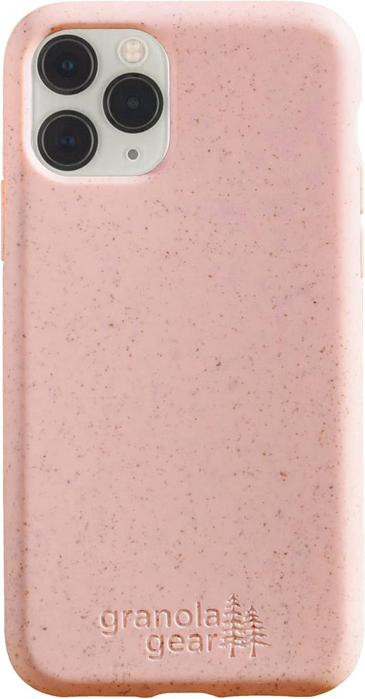 Eco by GranolaGear - Eco Friendly Phone Case for iPhone 11 Pro by GranolaGear - Biodegradable, Compostable, Plastic-Free, Made from Plants - Pink Sands