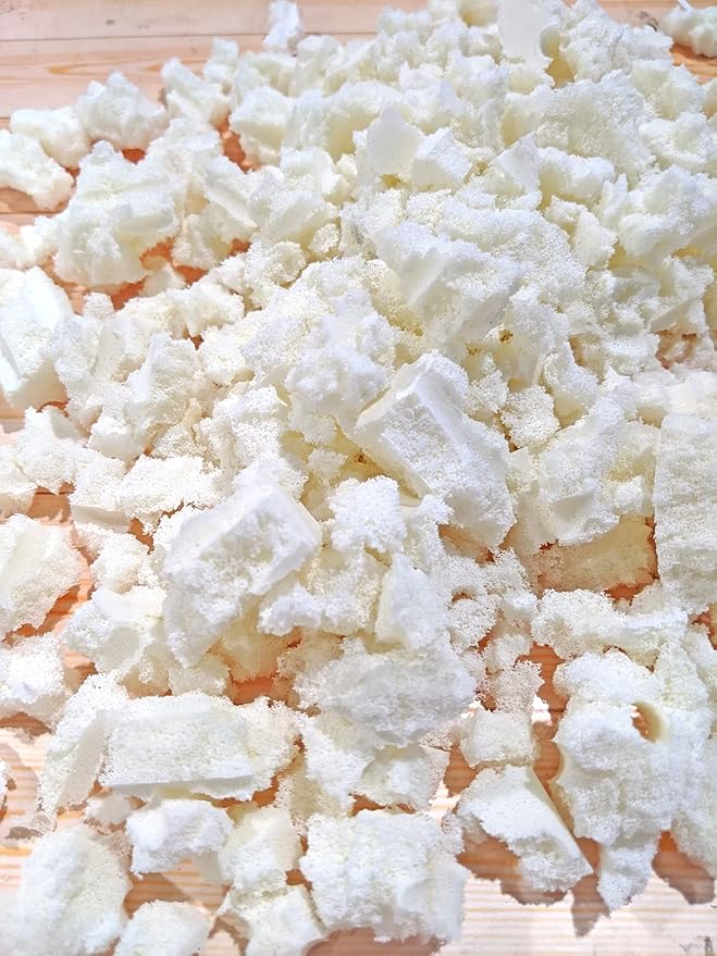 eConsumersUSA Organic Shredded Latex Foam 5lbs, 10lbs, 20lbs, 40lbs Made in USA 40 Pounds