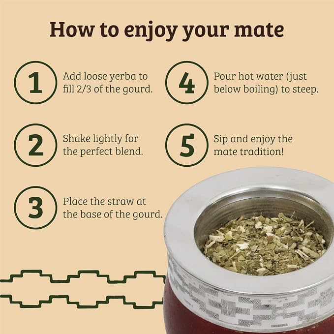 Mate Imperial – Yerba Mate Cup and Bombilla Set | Handmade Argentina Mate Gourd | Stainless Steel Mate Mug for Tea Lovers | Unique Cultural Gift (PAMPA, WINE)