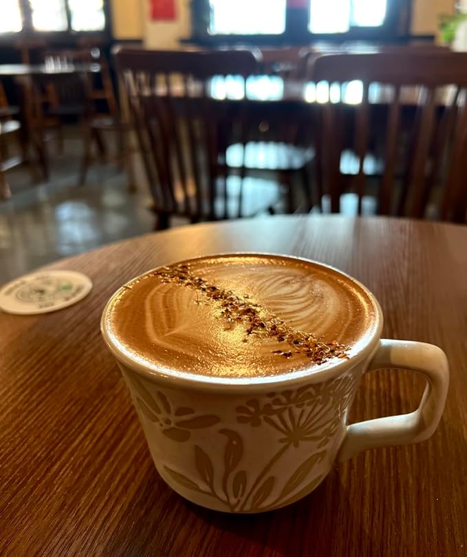 Handmade Ceramic Vintage Coffee Cup, 12oz Porcelain Mug 1 pc, Novelty Coffee Mugs Stoneware, Dishwasher & Microwave Safe, Cup for Coffee, Tea, Hot Chocolate, Housewarming Gifts for Women Men