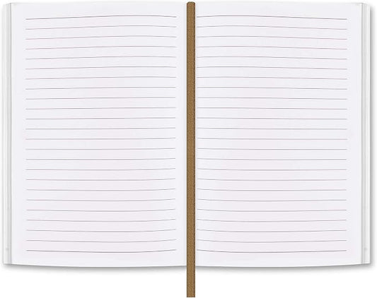 moonster A5 Refill Paper Lined, 320 Pages – A5 Paper Inserts (8.3x5.9 in) for Refillable Leather Notebooks – 70gsm Smooth Writing Journal Refill Page with Bookmark