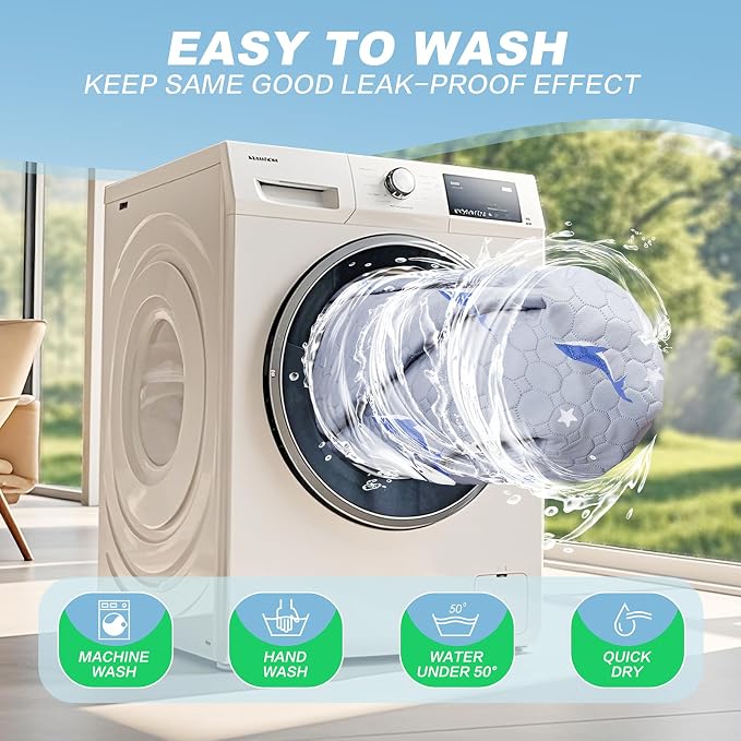 Washable Pee Pads for Dogs, 2 Pack Puppy Pads, Super Absorbent & Leakproof with Anti-Slip Bottom for Dog Training, Crates, Car, Pet Pee Pads, and Furniture Protection, 36"x36"