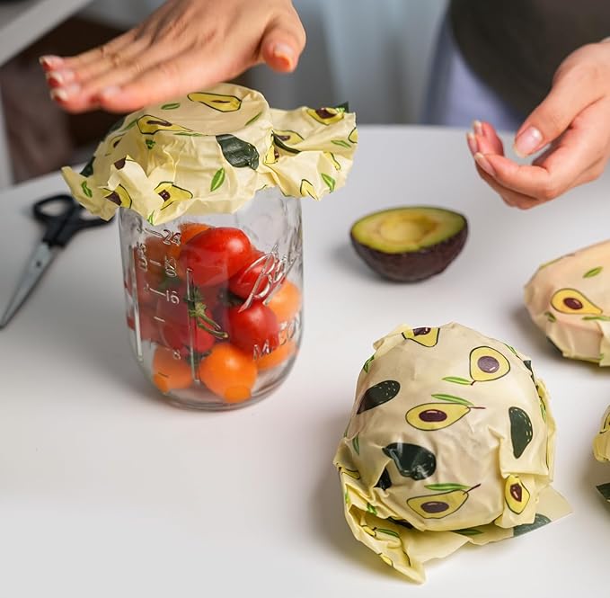 Beeswax Wrap ROLL (13" x 40") - Cut-to-Size Reusable Food Wraps, DIY Customizable Beeswax Food Wrap for Bread, Sandwiches & Bowls, Eco Friendly Sustainable Zero Waste Plastic Free Storage