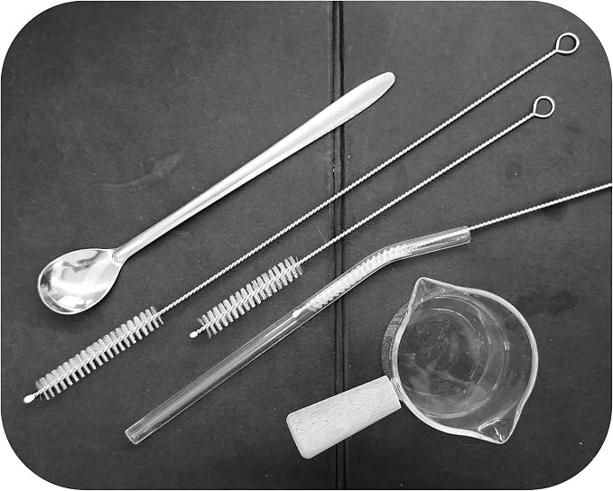 20PCS 8 Inch &12 Inch Straw Cleaner Brush Set, 10mm Diameter Flexible Nylon Cleaning Brushes, Rust-Proof Stainless Steel Reusable Straw Washers for Tumbler Water Bottle Sippy Cup Pipes Tubes