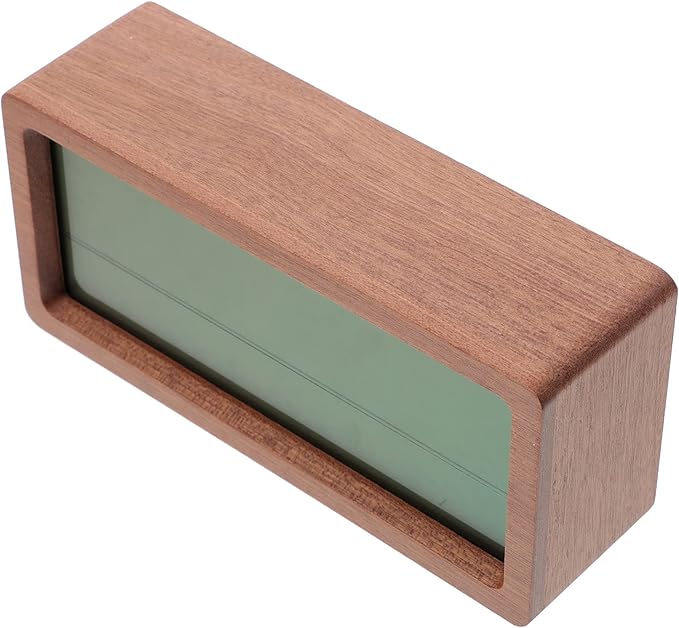 Clock Desk Led Retro Electronic Led Kid Luminous Wood