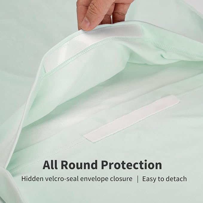Pucmaoci Organic Waterproof Baby Lounger Cover | 100% Organic Cotton | Removable With Waterproof Liner | Machine Washable and Dry (Green)