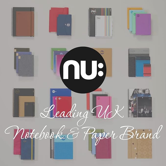 Nu Notebooks - Evolve Range - Recycled Notebook - A4 Notebook - Wirebound Notebook - Stationery Notebooks - Professional Notepad - 120 Pages