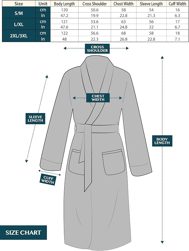 PAVILIA Womens Waffle Knit Robe Lightweight Cotton Blend Full Length House Bathrobe with Pockets