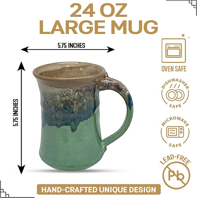 Clay in Motion Large Mug (Mountain Meadow)