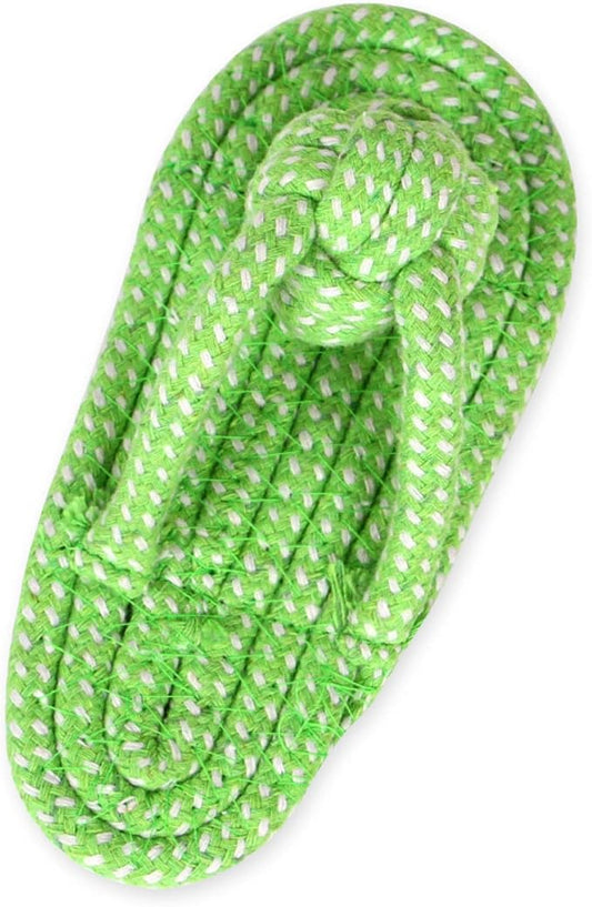 Sunglow Dog Toy Interactive Chewing Rope Ball Toys Natural Cotton Washable Durable Tug of War for Small Medium Dogs Puppies Training Playing Teeth Cleaning (Shoes)