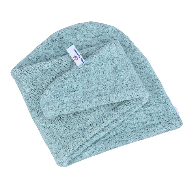 HOPESHINE Hair Towel Twist Microfiber Bamboo Fabric Women's Soft Shower Towels for CurlyHair Turban Wrap Drying Cap Great Gift for Girls 3-Pack