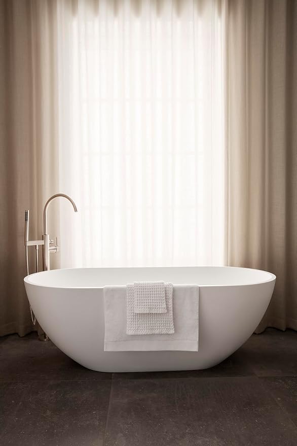 Blomus Riva Organic Terry Cloth Bath Towel White 28x55 / 70x140cm