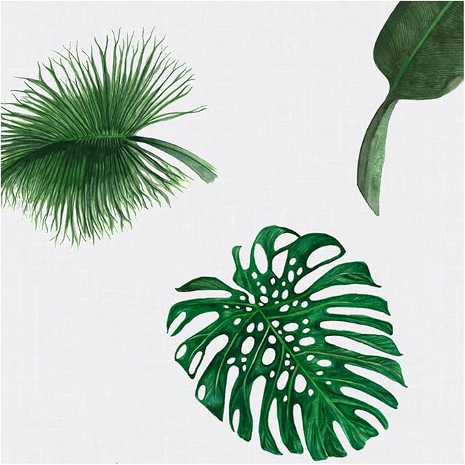 Huddleson Tropical Print Linen Napkin 22x22 (Set of Four) Luxury Italian Linen Napkin Sewn in US