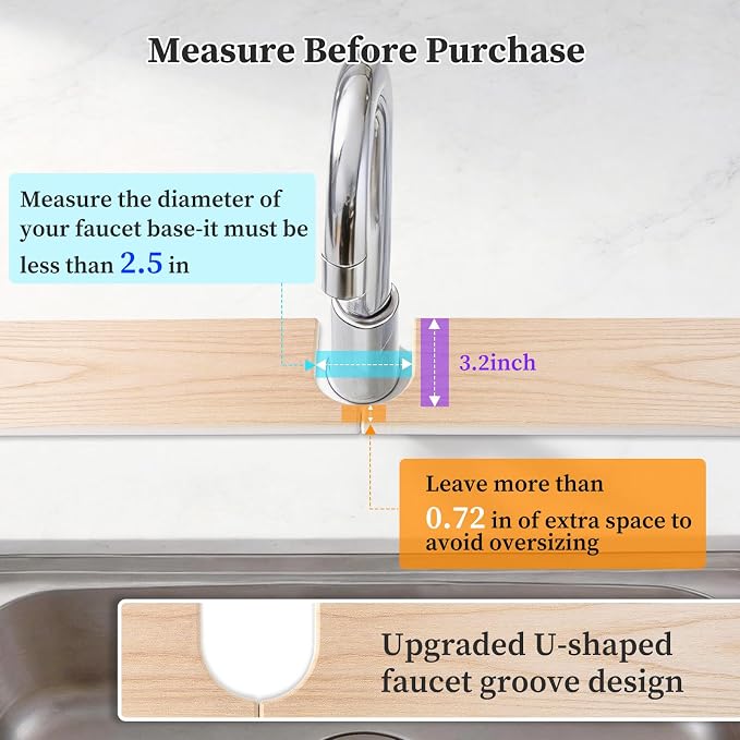 Diatomaceous Stone Drying Mat for Kitchen Counter with Sink Faucet Mat, Wooden Parrten Design Absorbent Quick Dry Dish Drying Mat Set, Diatomite Stone Slat Countertop Pad for Dishes, Cups