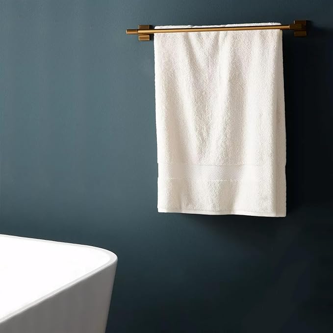 100% Organic Cotton Towels 650 GSM Plush Feather Touch Quick Dry Bath Towel, Pack of 6 GOTS Certified, Oeko-Tex Green Certified, Organic Cotton Bath Towel, 30"X58"