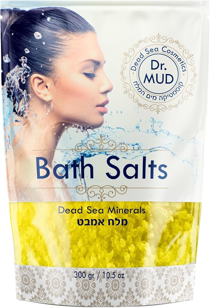 Natural Dead Sea Salt 100% Mineral-Rich Bath Soak, More Minerals Than Epsom Salt, Deep Relaxation, Detox, Exfoliates & Softens Skin, Helps Psoriasis, Eczema