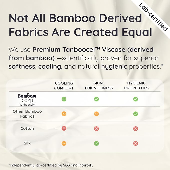 Bambaw 100% Viscose Derived from Bamboo Pillowcases Standard Size – Set of 2 Cooling Pillow Cases Standard Size, Breathable & Soft Pillow Case with Envelope Closure, Anti Acne Pillow Case (Charcoal)
