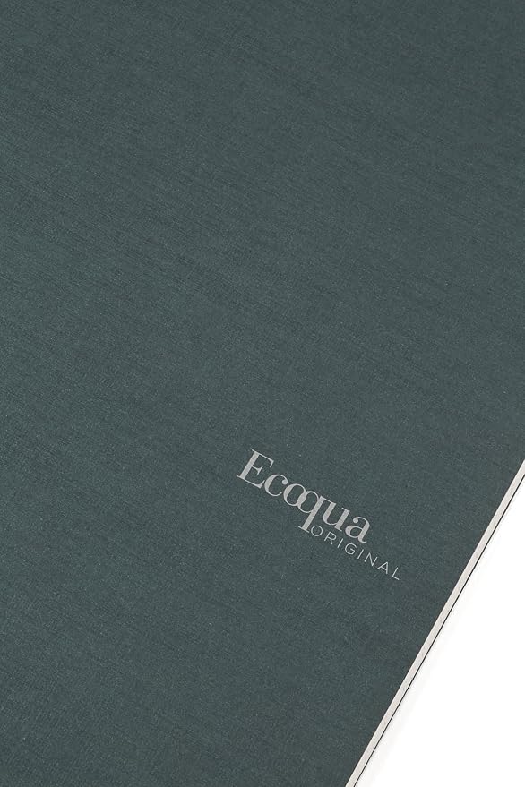 Fabriano Ecoqua Original Staple-Bound Notebook, Dark Green