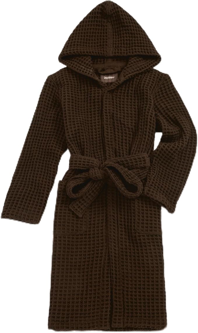 Luxury Organic Japanese Cotton Hotel & Spa Waffle Bathrobe for Men and Women (Hooded/Kimono)