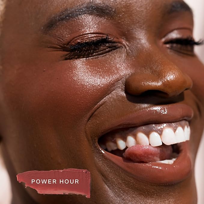 Tower 28 BeachPlease Cream Blush + Tinted Lip Balm - Multi-Use Lip Tint + Dewy Blush for Cheeks With Aloe Vera + Green Tea - Vegan, Non-Comedogenic Makeup for Sensitive Skin - Power Hour (0.16 oz)