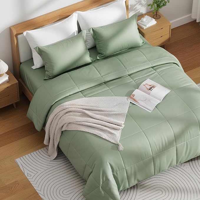 NEXHOME PRO 100% Viscose from Bamboo Comforter King Size - Ultra-Soft, Breathable, Lightweight All-Season & Summer Duvet Insert, Natural Temperature Regulating for Cooling Sleep