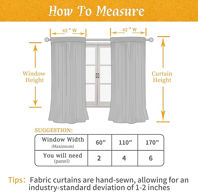 LAMIT Ivory White Linen Curtains 54 Inch Length, Faux Linen Textured Light Filtering Panels Rod Pocket Privacy Neutral Drapes for Window/Bedroom/Living Room, 2 Panels, 42 x 54 Inch