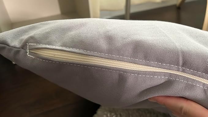 Natural Cotton Canvas Dog Bed – Raw Cotton Filled Pet Cushion Insert, Breathable Eco-Friendly Dog Mattress, Durable Washable Cover with Zipper (Blue Gray, Medium 42"x29"x4")