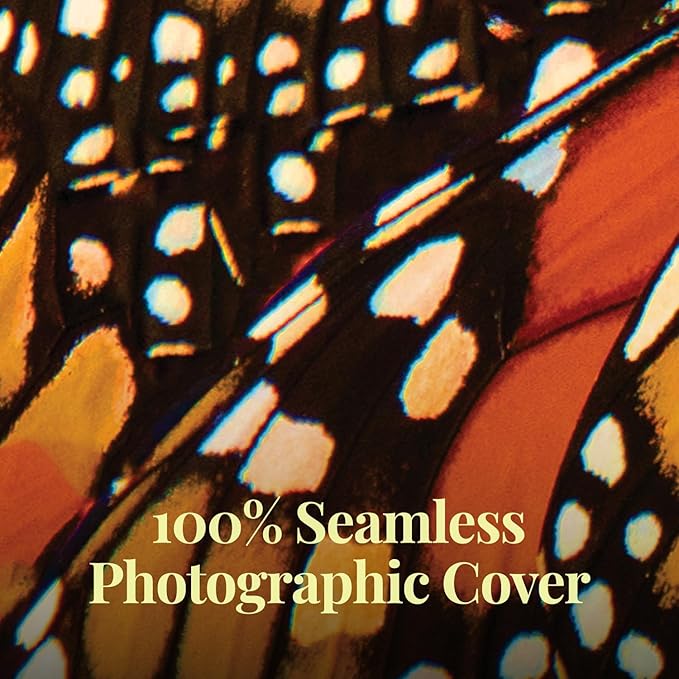 Photoreal Journal, 100% Recycled, Monarch Butterfly, 9.75" x 7.75", 192 Pages Dotted Grid, Perfect Bound, FSC Certified, Made in USA