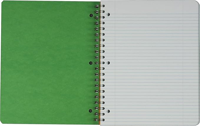 Earthwise by Oxford Recycled 5-Subject Notebook, 8-1/2" x 11", College Rule, 3-Hole Punched, 240 Sheets (25-159R)