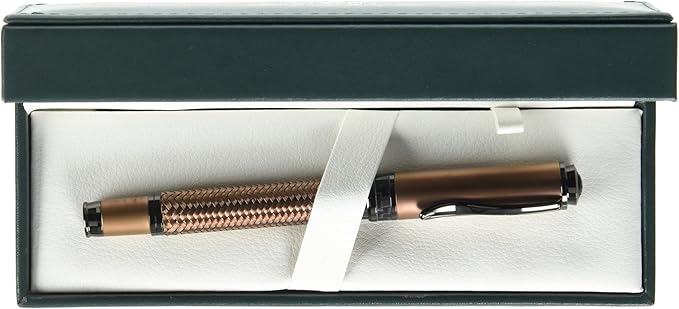 Monteverde Innova Formula M Fountain Pen, Bronze - Flex Nib, Durable PVD Coating, Refillable, JoWo Stainless Steel Nib, Premium Gift Box