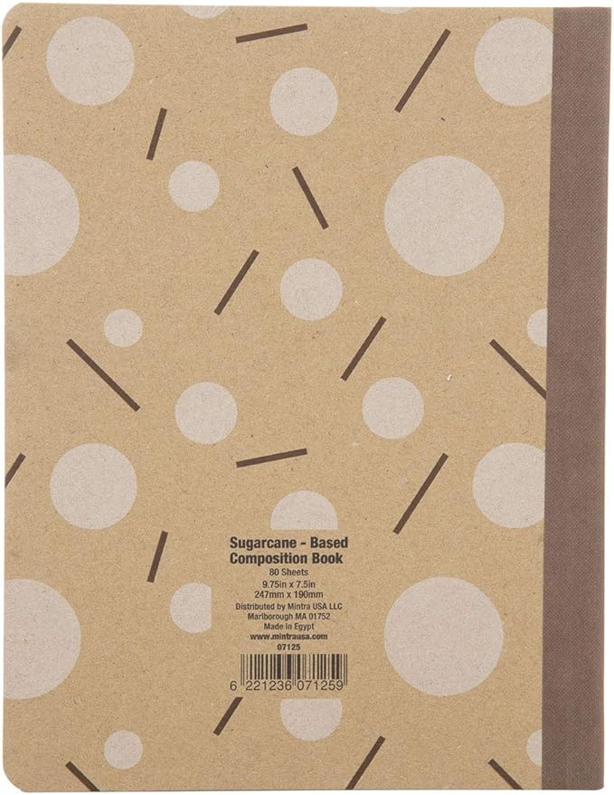Mintra 100% Recycled Notebooks (Comp Book (7.5in x 9.75in), Design Set 3pk)