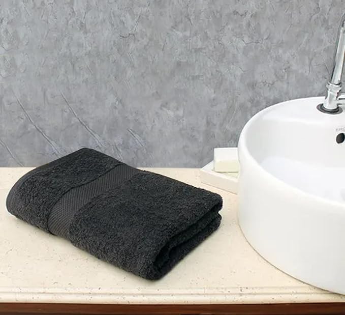 100% Organic Cotton Towels 650 GSM Plush Feather Touch Quick Dry Hand Towel, Pack of 6 GOTS Certified, Oeko-Tex Green Certified, Organic Cotton Hand Towel, 20"X30"