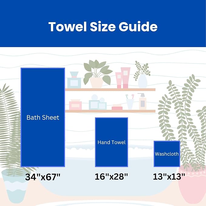 sea me at home Waffle Bath Sheet 100% Turkish Cotton - Large Bath Towel (34x67 Inches) Luxurious Spa Towel for Bath, Beach, or Pool Time