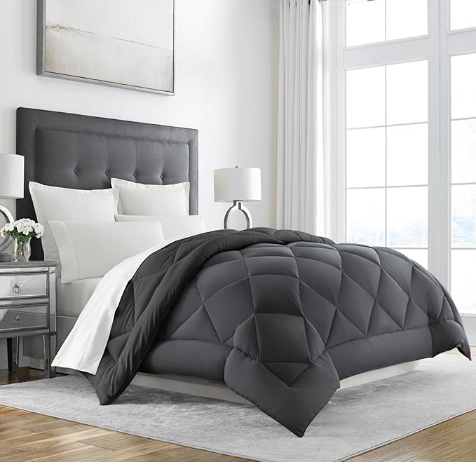 King/Cal King Duvet Insert, Down Alternative Comforter, All-Season, Ultra Soft Microfiber, Machine Washable, Corner Tabs, 104" x98