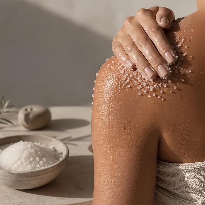 Ancient Seas Dead Sea Salt Bulk 25 lb, Fine Grain, USP Grade, Fragrance-Free Therapeutic Mineral Bath Salt for Soaking, Foot Soaks & Exfoliating Scrubs