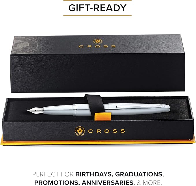 Cross ATX Pure Chrome Fountain Pen