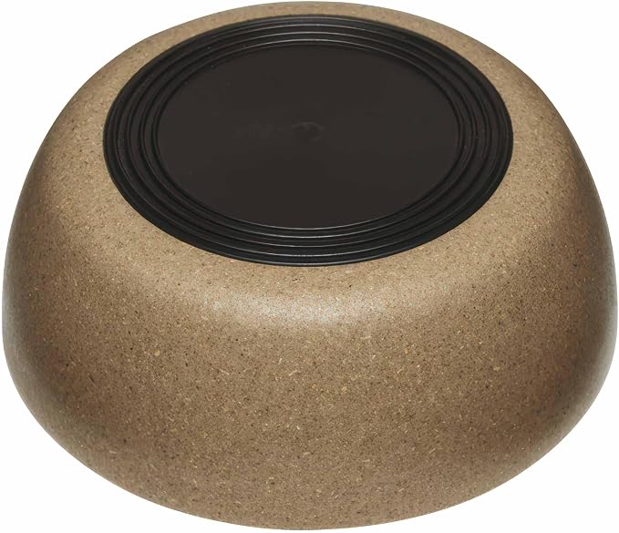 Loving Pets - Dolce Bamboo - Eco-Friendly Pet Bowls & Dishes for Dog, Cats, Puppy Food and Water Bowl -Sustainable and Dishwasher Safe, Made with Real Bamboo (Medium, Coffee-Brown)
