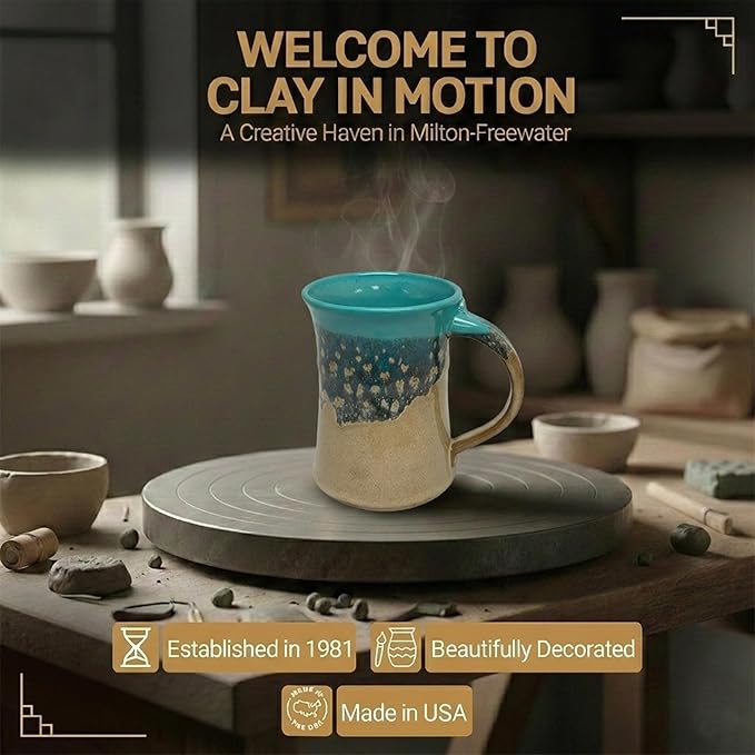 Clay in Motion Large Mug (Island Oasis)