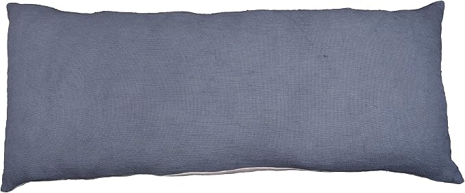 Trade Star Mudcloth Cushion Cover Handloomed Cotton Pillow Case Decorative Spring Breathable Cushion Case Body Hug Pillow Cover Modern (Dark Grey Solid 14X36 INCHES)