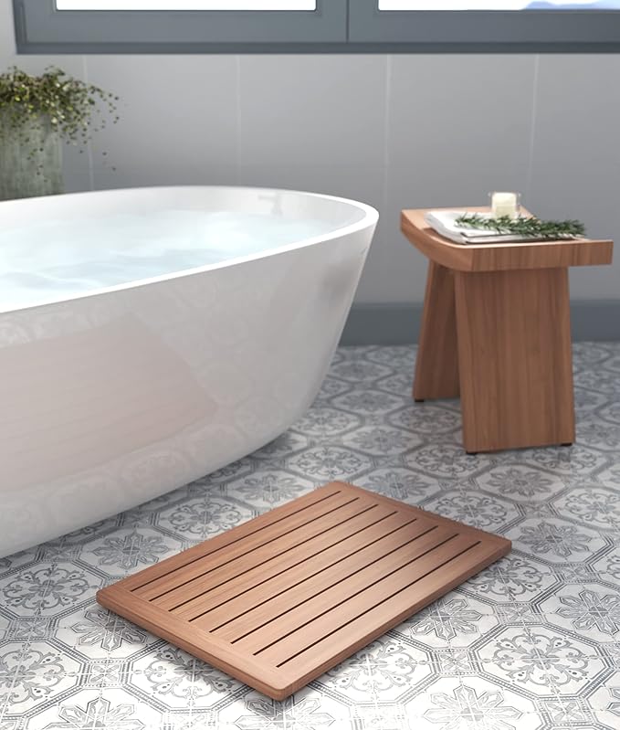 The Original Spa Teak Bath & Shower Mat