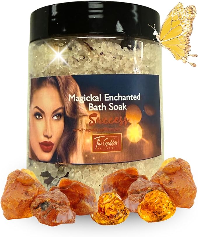 Success Bath Salts – Dead Sea Salt Bath Soak for Confidence, Motivation, Spiritual Cleansing & Ritual Use 12oz