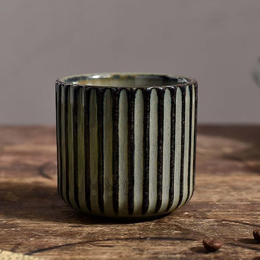 Japanese retro ceramic teacups, wine cups, water cups, restaurants, home offices Cement ash