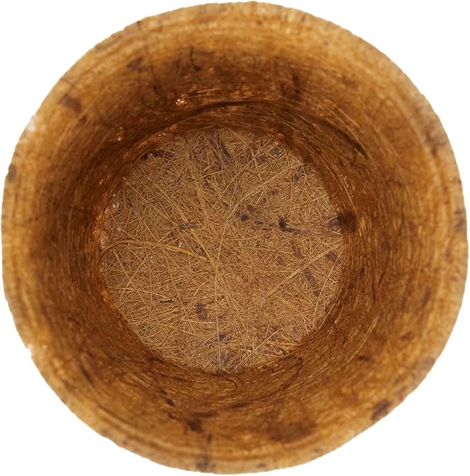 The HC Companies 8-Pack of 3 Fiber Grow Pots in Brown Color (RZR0300)
