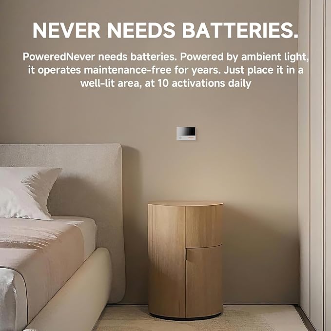 Motion Sensor Night Light, Solar Night Light Indoor No Outlet Needed, Magnetic Wall Mount or Tabletop, 3000K Soft Warm Light for Bedroom, Bathroom, Hallways, Stairway, 4 Pack