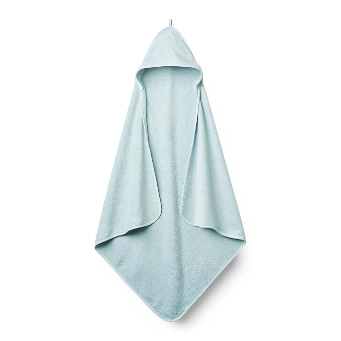 Hooded Baby Towels – 100% Organic Cotton Baby Bath Towels – Baby Boy Newborn Essentials - Super-Soft and Absorbent.(Baby Blue)